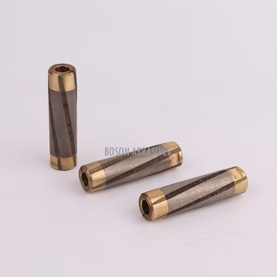 Utensili per levigatura a corsa singola con manicotto abrasivo in diamante sinterizzato